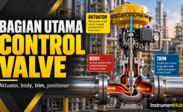 Editorial bagian utama control valve di lingkungan proses
