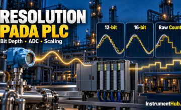 PLC resolution, bit depth, ADC, dan raw count scaling
