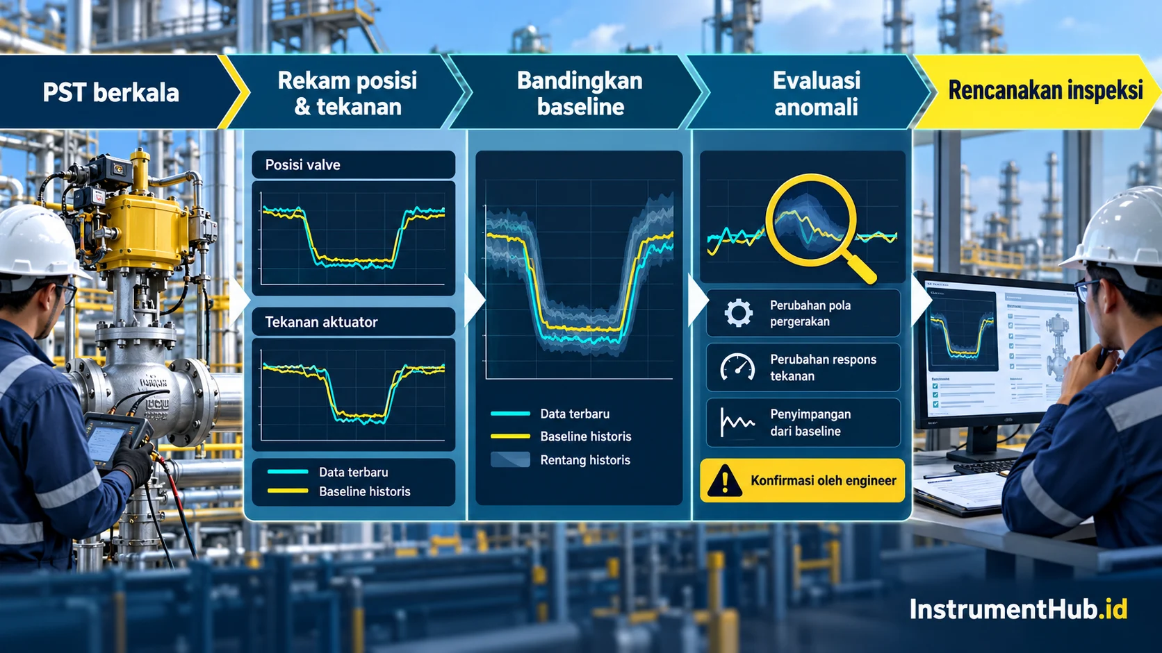 Predictive maintenance ESD valve menggunakan data Partial Stroke Test
